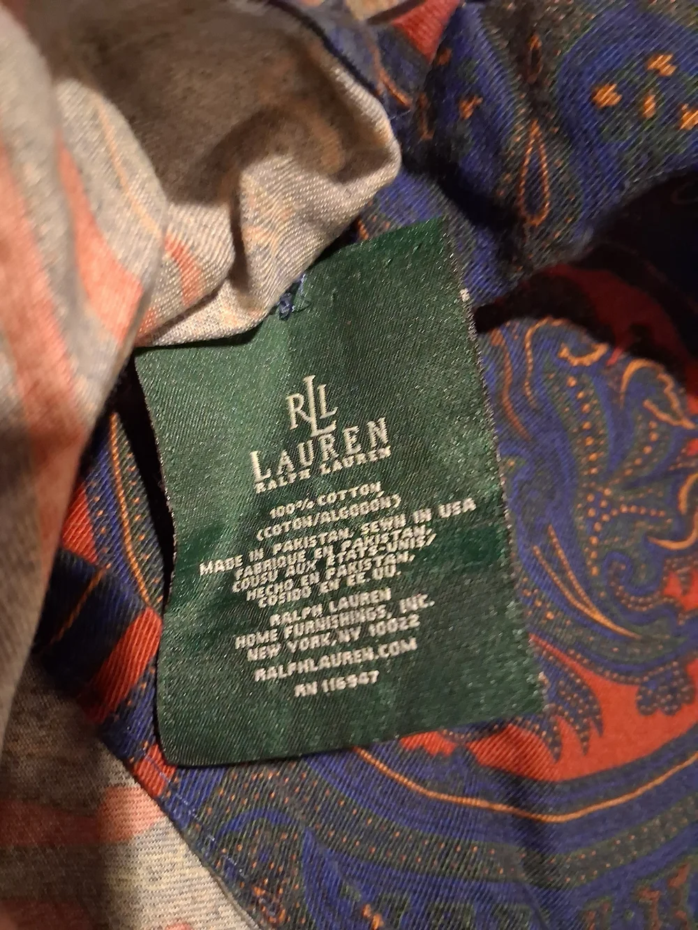 Ralph Lauren Duvet, AND bedskirt, and one Sham